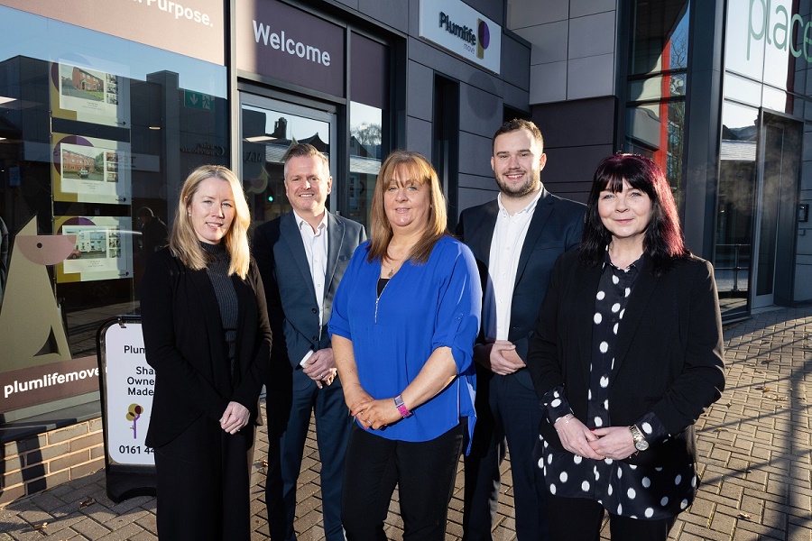 Plumlife Move team outside their new Shared Ownership resale branch